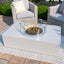 Maze 127x77cm Rectangular Fire Pit
(includes glass surround, and fire stones)