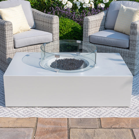 Maze 127x77cm Rectangular Fire Pit
(includes glass surround, and fire stones)