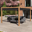 Maze Como Pergola Aluminium Rectangular 30x40 with 4 Drop Sides