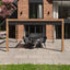 Maze Como Pergola Aluminium Square 40x40 with 4 Drop Sides