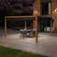 Maze Como Pergola Aluminium Square 40x40 with 4 Drop Sides