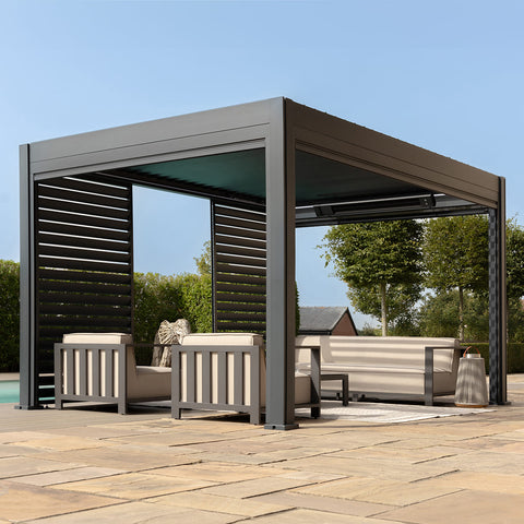 Maze Eden Pergola Aluminium Rectangular 30x40 - Frame Only