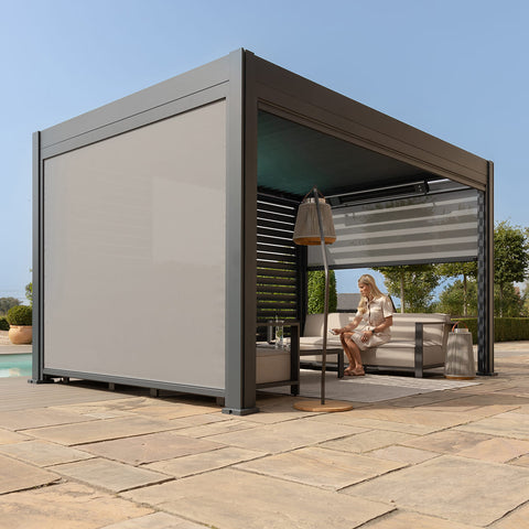 Maze Eden Pergola Aluminium Rectangular 30x40 - Frame Only