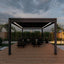 Maze Como Pergola Aluminium Square 30x30 with 4 Drop Sides