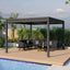 Maze Como Pergola Aluminium Square 30x30 with 4 Drop Sides