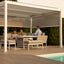 Maze Como Pergola Aluminium Square 30x30 with 4 Drop Sides