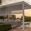 Maze Como Pergola Aluminium Square 30x30 with 4 Drop Sides