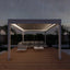 Maze Como Pergola Aluminium Square 30x30 with 4 Drop Sides