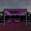 Maze Como Pergola Aluminium Square 30x30 with 4 Drop Sides