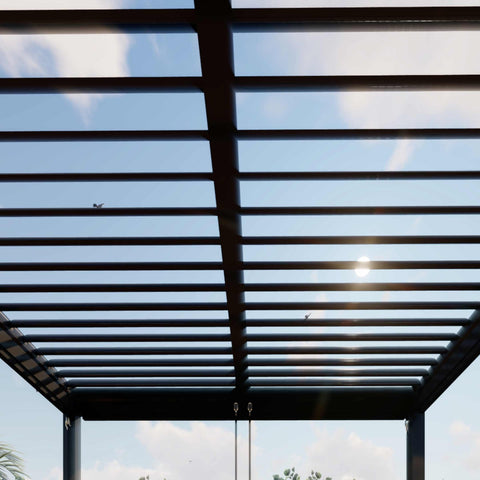 Maze Como Pergola Aluminium Rectangular 30x40 with 4 Drop Sides