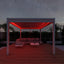 Maze Como Pergola Aluminium Square 40x40 with 4 Drop Sides