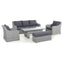 Maze Ascot 3 Seat Sofa Dining Set with Rising Table