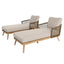 Maze Bali Double Sunlounger Set & Side Table