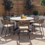 Maze Bali 6 Seat Round Dining Set - 140cm