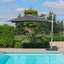 Maze Zeus Cantilever Parasol 3m Square - With LED Lights & Cover