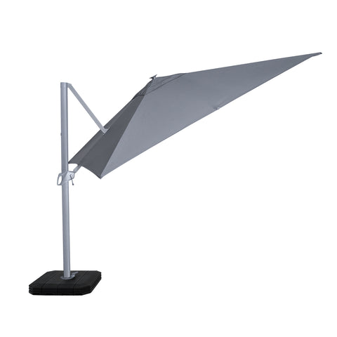 Maze Zeus Cantilever Parasol 3m Square - With LED Lights & Cover