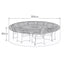 Maze Outdoor Cover for 8 Seat Round Dining Set