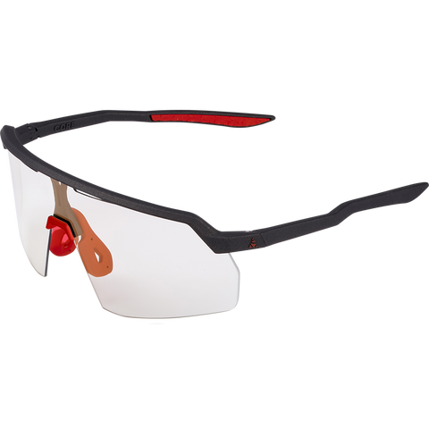 Cairn Core Evolight Photochromic Sports Sunglasses - Mat Metallic Black Red