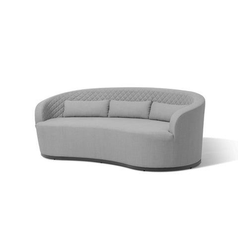 Maze Ambition Curve 3 Seater Sofa Daybed With Curved Footstool