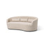 Maze Ambition Curve 3 Seater Sofa Daybed With Curved Footstool