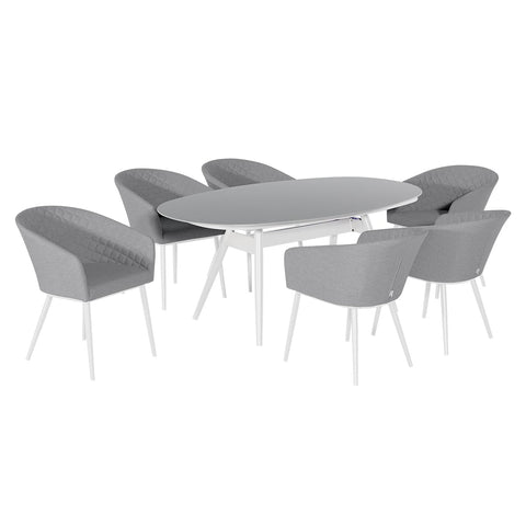 Maze Ambition 6 Seat Oval Dining Set