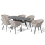 Maze Ambition 6 Seat Oval Dining Set