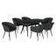 Maze Ambition 6 Seat Oval Dining Set