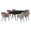 Maze Ambition 6 Seat Oval Dining Set