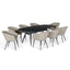 Maze Ambition 8 Seat Oval Dining Set