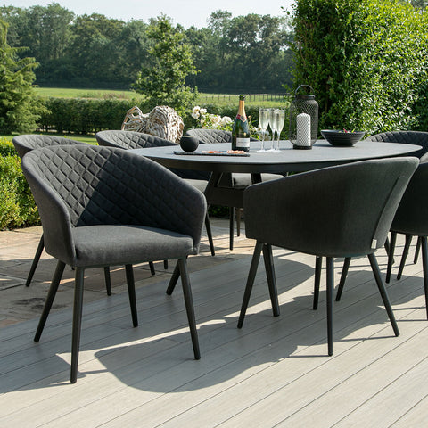 Maze Ambition 8 Seat Oval Dining Set