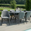 Maze Zest 8 Seat Oval Dining Set