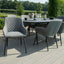 Maze Zest 8 Seat Oval Dining Set