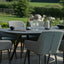 Maze Zest 8 Seat Oval Dining Set