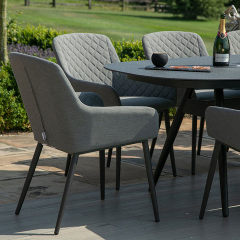 Maze Zest 8 Seat Oval Dining Set