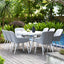 Maze Zest 8 Seat Oval Dining Set