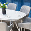 Maze Zest 8 Seat Oval Dining Set