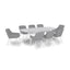 Maze Zest 8 Seat Oval Dining Set