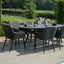 Maze Zest 8 Seat Oval Dining Set