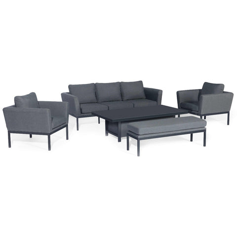 Maze Pulse 3 Seat Sofa Dining Set with Rising Table