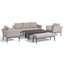 Maze Pulse 3 Seat Sofa Dining Set with Rising Table