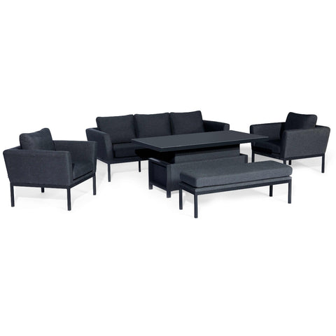 Maze Pulse 3 Seat Sofa Dining Set with Rising Table