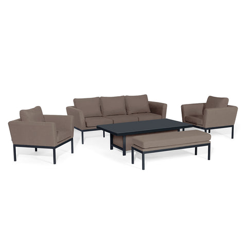 Maze Pulse 3 Seat Sofa Dining Set with Rising Table