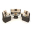 Maze Half Moon Sofa Set