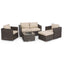 Maze Georgia 2 Seat Sofa Set with Ice Bucket