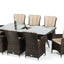 Maze LA 8 Seat Rectangular Ice Bucket Dining Set