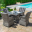 Maze Victoria 4 Seat Square Dining Set