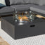 Maze Oslo Large Corner Group with Square Gas Fire Pit Table