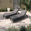 Maze Oslo Double Sunlounger Set