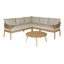 Maze Porto Corner Sofa Set With 2 Tables