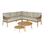 Maze Porto Corner Sofa Set With 2 Tables